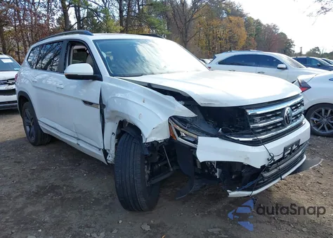 2021 Volkswagen Atlas 3.6L V6 Se W/Technology R-Line из США, поврежденный, VIN 1V2RR2CA6MC566048